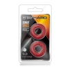 Pierścień erekcyjny Stay Hard Donut Rings Blush czerwony TPE 2 szt