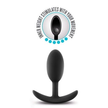 Korek analny Blush Anal Adventures Vibra Slim Plug medium