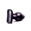Korek analny Anal Adventures XL Blush PVC czarny 13,3 cm