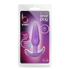Korek analny B Yours Slim fioletowy TPE 10,8 cm