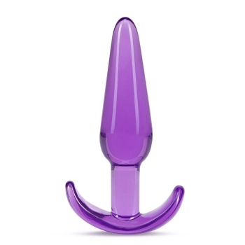 Korek analny B Yours Slim fioletowy TPE 10,8 cm