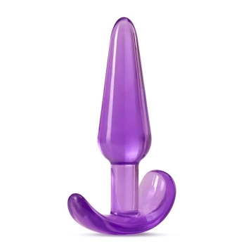 Korek analny B Yours Slim fioletowy TPE 10,8 cm