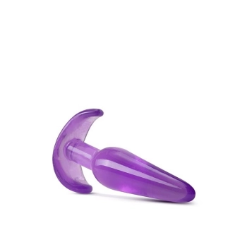 Korek analny B Yours Slim fioletowy TPE 10,8 cm