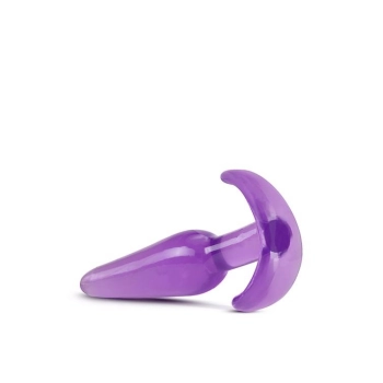 Korek analny B Yours Slim fioletowy TPE 10,8 cm