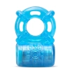 STAY HARD 5 FUNCTION COCK RING BLUE
