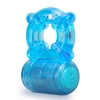 STAY HARD 5 FUNCTION COCK RING BLUE