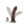 DR. SKIN SILICONE DR. SHEPHERD 8 INCH DILDO WITH SUCTION CUP CHOCOLATE
