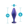 ANAL ADVENTURES MATRIX WAVY BLING PLUG SAPPHIRE
