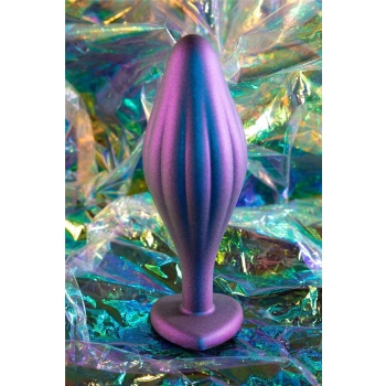ANAL ADVENTURES MATRIX WAVY BLING PLUG SAPPHIRE