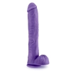 AU NATUREL BOLD DADDY 14" DILDO PURPLE