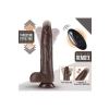 DR. SKIN SILICONE DR. MURPHY 8Â INCH THRUSTING DILDO CHOCOLATE