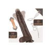 DR. SKIN SILICONE DR. MURPHY 8Â INCH THRUSTING DILDO CHOCOLATE