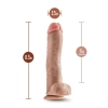 Dildo z przyssawką Blush Mr. Savage beżowe 29 cm