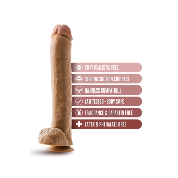 DR. SKIN DR. MICHAEL 14 INCH DILDO WITH BALLSTAN