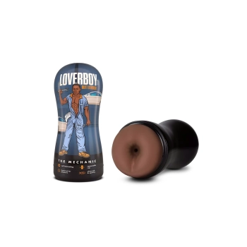 LOVERBOY THE MECHANIC SELF LUBRICATING STROKER BROWN