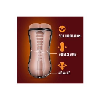 LOVERBOY COWBOY SELF LUBRICATING STROKER BEIGE