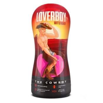 LOVERBOY COWBOY SELF LUBRICATING STROKER BEIGE