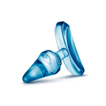 Korek analny Jolly Plug Blush niebieski TPE 6,9 cm