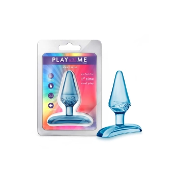 Korek analny Jolly Plug Blush niebieski TPE 6,9 cm