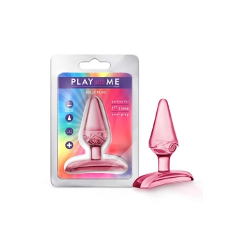 Korek analny Jolly Plug Blush TPE różowy 6,9 cm