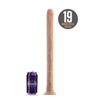 Dildo PVC Dr. Skin beżowy 48 cm