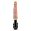 DR. SKIN SILICONE DR. KNIGHT THRUSTING GYRATING VIBRATING DILDO BEIGE