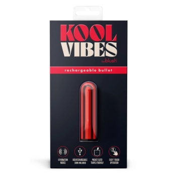 KOOL VIBES RECHARGEABLE MINI BULLET CHERRY