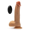 DR. SKIN SILICONE DR. PHILLIPS 8.5 INCH THRUSTING DILDO TAN
