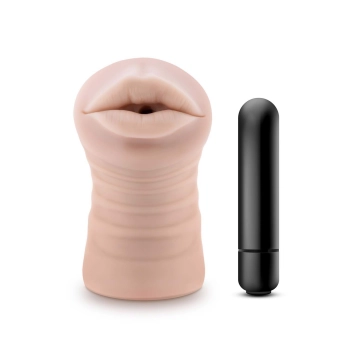 Masturbator wibrujący Nicole beżowy Blush