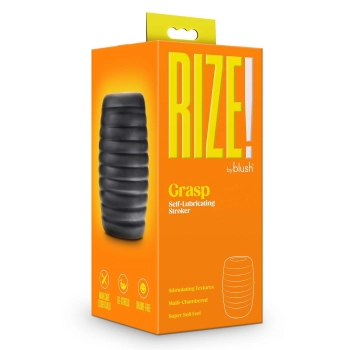 RIZE GRASP SELF-LUBRICATING STROKER BLACK