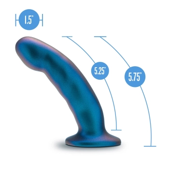 Dildo silikonowe Temptasia Rebellion niebieskie 14 cm