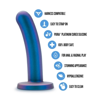 Dildo realistyczne Temptasia Surrender niebieskie 14 cm
