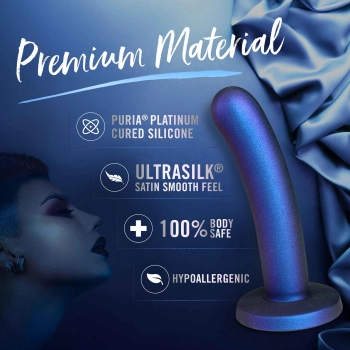 Dildo realistyczne Temptasia Surrender niebieskie 14 cm
