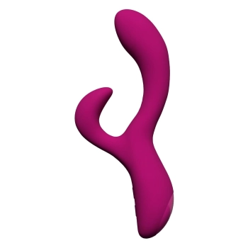 Wibrator króliczek Blush Quinn bordowy silikonowy USB 23 cm