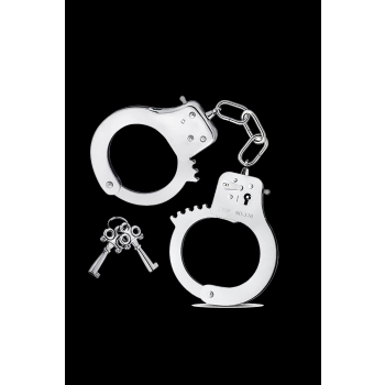 MAI No.38 METAL HANDCUFFS SILVER