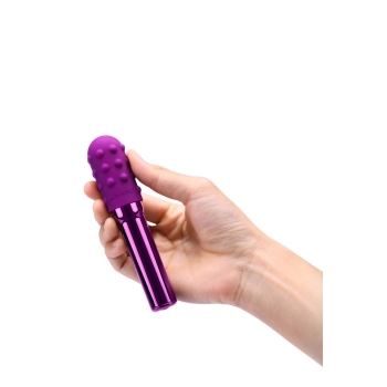 Wibrator mini Le Wand Grand Bullet wiśniowy USB