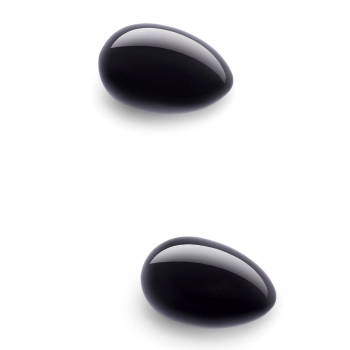 LE WAND CRYSTAL YONI EGGS BLACK OBSIDIAN