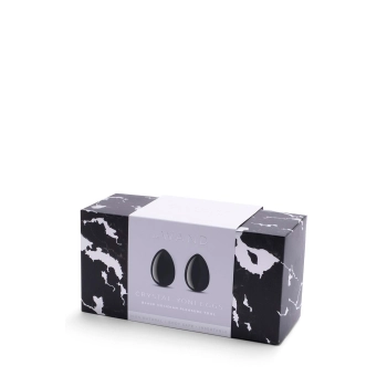 LE WAND CRYSTAL YONI EGGS BLACK OBSIDIAN