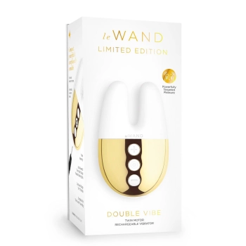 LE WAND DOUBLE VIBE WHITE GOLD