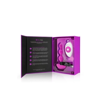 B-VIBE TRIPLET ANAL BEADS FUCHSIA