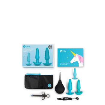 B-VIBE ANAL EDUCATION SET BLACK
