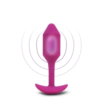 B-VIBE VIBRATING SNUG PLUG 2 ROSE
