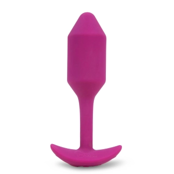 B-VIBE VIBRATING SNUG PLUG 2 ROSE