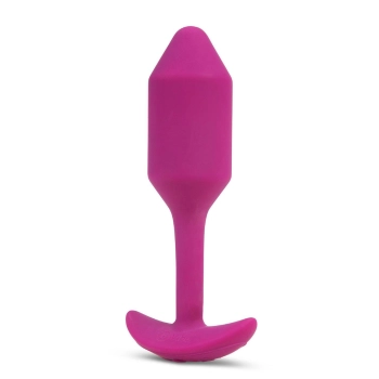 B-VIBE VIBRATING SNUG PLUG 2 ROSE