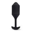 B-VIBE VIBRATING SNUG PLUG 4 BLACK