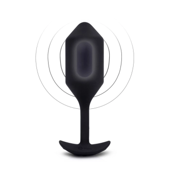 B-VIBE VIBRATING SNUG PLUG 4 BLACK