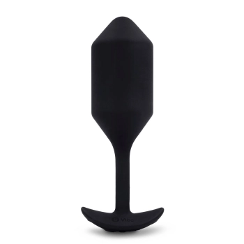 B-VIBE VIBRATING SNUG PLUG 4 BLACK