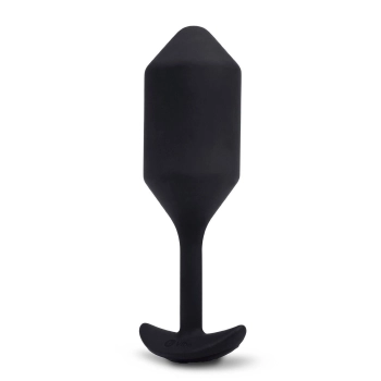 B-VIBE VIBRATING SNUG PLUG 4 BLACK
