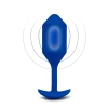 B-VIBE VIBRATING SNUG PLUG 4 NAVY