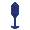 B-VIBE VIBRATING SNUG PLUG 4 NAVY
